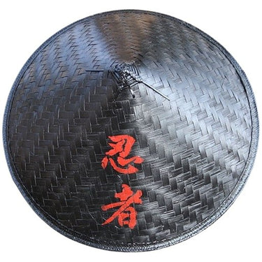 grand chapeau chinois en paille